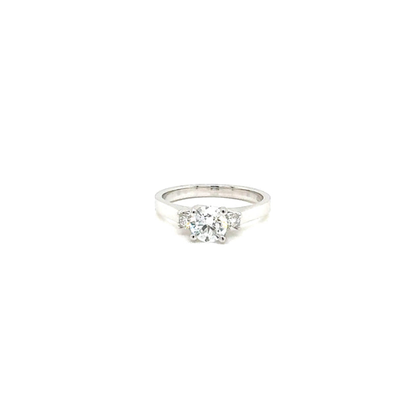 FANCY ENGAGEMENT RING 14KW FG VS2 CVD DIA 0.74CTS