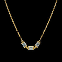 FANCY NECKLACE 14KY FG VS2 CVD DIA 1.48CTS