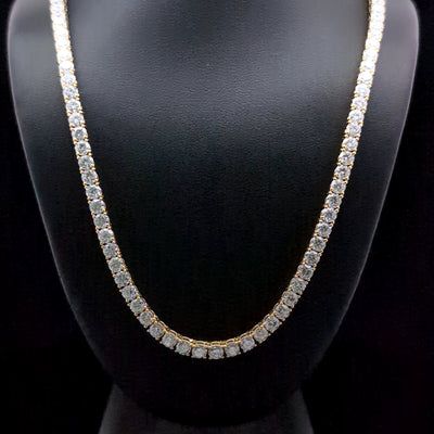 TENNIS NECKLACES 14KY EF VS2 HPHT DIA 23.05CTS