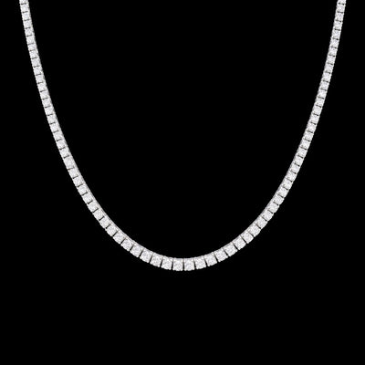 TENNIS NECKLACE 14KW FG VS2 CVD DIA 2.89CTS