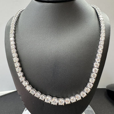 (0.70CTS) RIVIERA NECKLACE 14KW EF VS2 HPHT DIA 17.37CTS