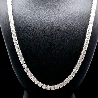 TENNIS NECKLACE 14KW FG VS2 CVD DIA 20.19CTS