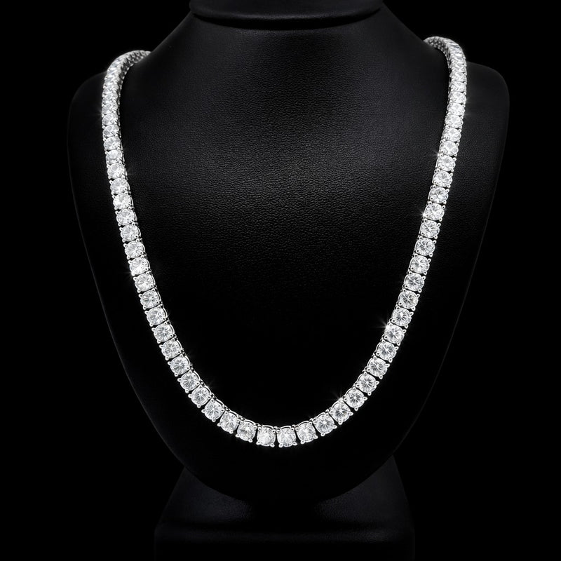 TENNIS NECKLACE 14KW DEF VS2 HPHT DIA 29.40CTS