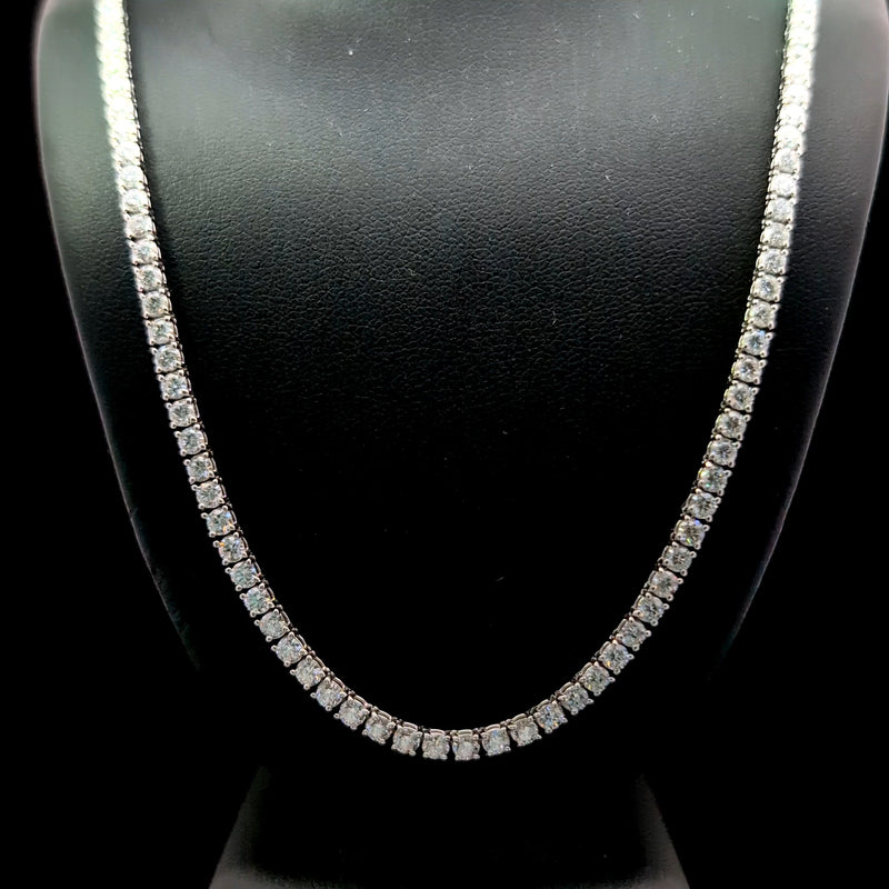 TENNIS NECKLACE 14KW EFG VS2 CVD DIA 9.93CTS
