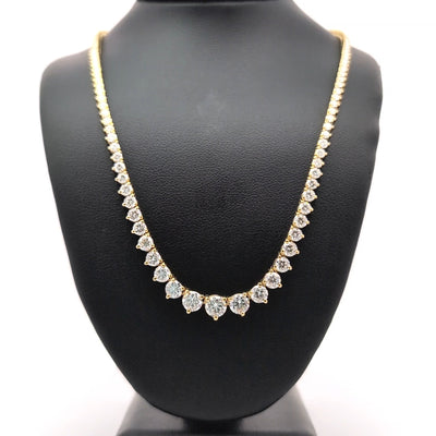 (0.52CT) RIVIERA NECKLACE 14KY FG VS2 CVD DIA 9.55CTS