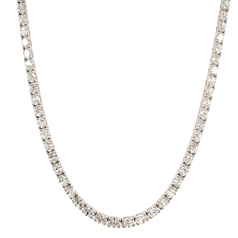 TENNIS NECKLACE 14KW EF VS1 HPHT DIA 14.98CTS