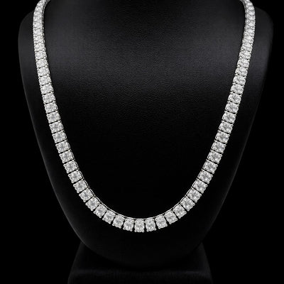 TENNIS NECKLACE 14KW EFG VS2 CVD DIA 22.65CTS