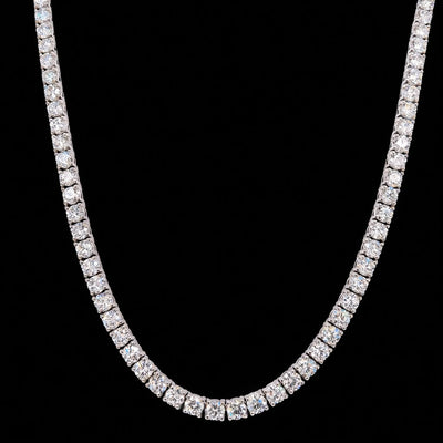 TENNIS NECKLACE 14KW EFG VS2 CVD DIA 37.52CTS