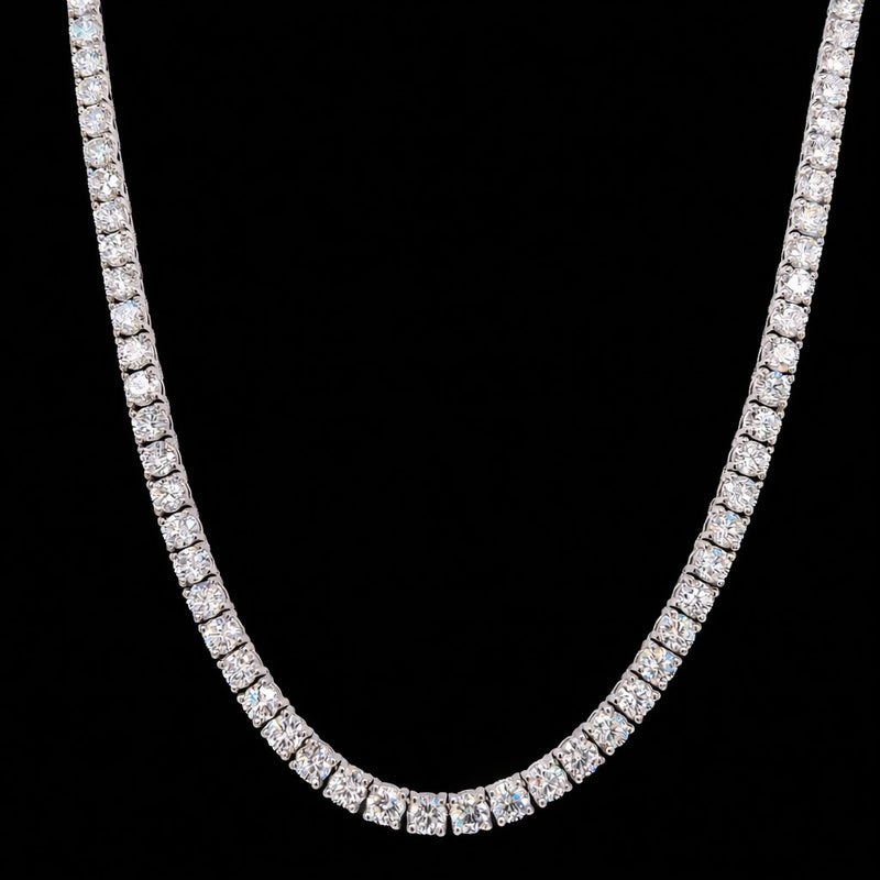 TENNIS NECKLACE 14KW EFG VS2 CVD DIA 37.52CTS