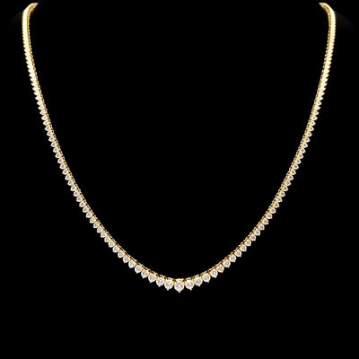 (0.08CTS)RIVIERA NECKLACE 14KY EFG VS2 CVD DIA 2.70CTS