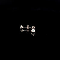 MARTINI STUD EARRINGS 14KW DE VS2 HPHT DIA 0.56CTS