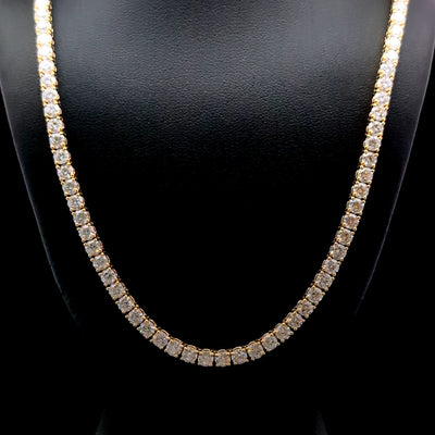 TENNIS NECKLACES 14KY EF VS2 HPHT DIA 17.35CTS