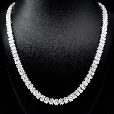 TENNIS NECKLACE 14KW DEF VS1 HPHT DIA 35.74CTS