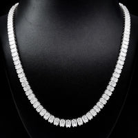 TENNIS NECKLACE 14KW DEF VS1 HPHT DIA 35.74CTS