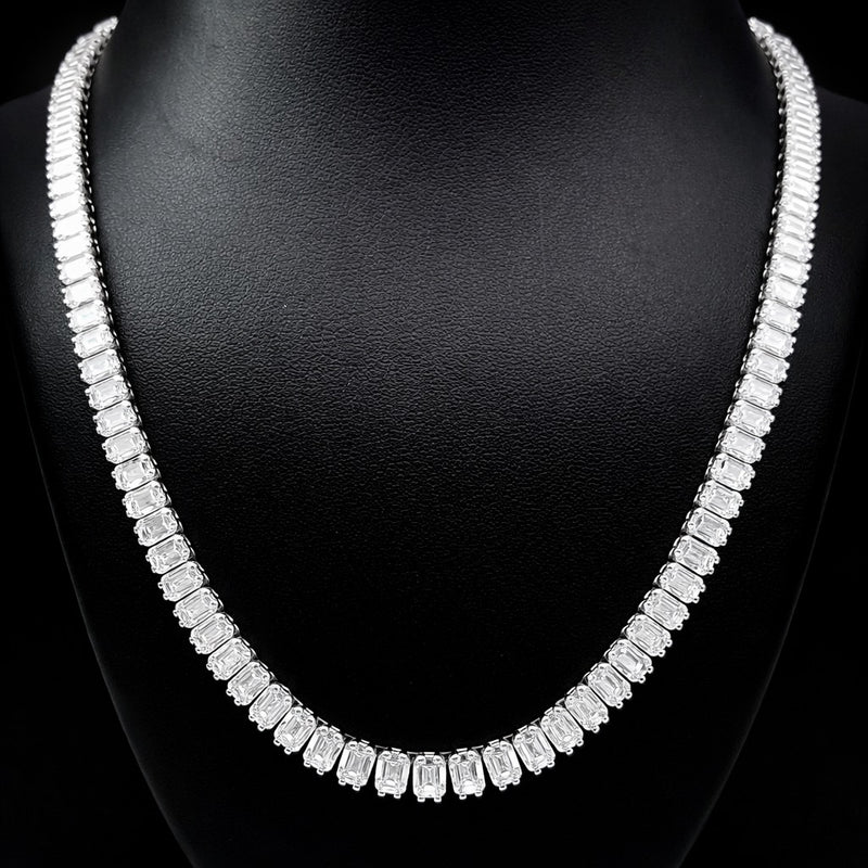 TENNIS NECKLACE 14KW DEF VS1 HPHT DIA 35.74CTS