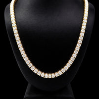 TENNIS NECKLACE 14KY DEF VS2 HPHT DIA 21.76CTS