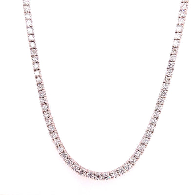 TENNIS NECKLACE 14KW EF VS2 HPHT DIA 18.46CTS