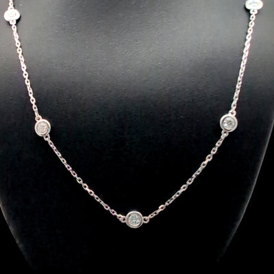 DIAMOND BY YARD NECKLACE 14KW DEF VS2 HPHT DIA 1.64CTS