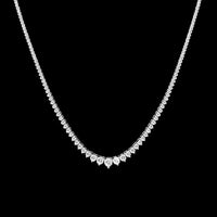 (0.08CTS) RIVIERA NECKLACE 14KW EFG VS2 CVD DIA 2.73CTS