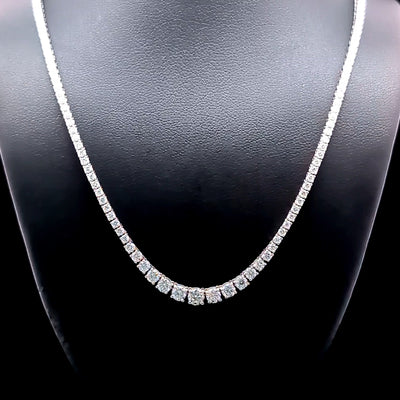 (0.18CTS) RIVIERA NECKLACE 14KW EF VS2 HPHT DIA 4.65CTS