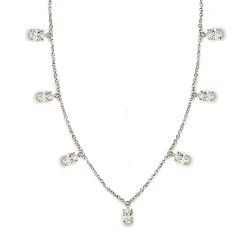 DIAMOND BY THE YARD NECKLACE 14KW HI VS1 HPHT DIA 3.02CTS
