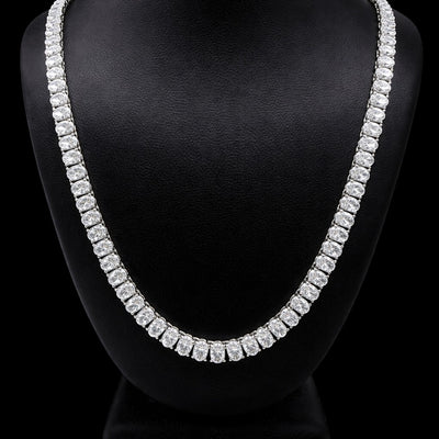 TENNIS NECKLACE 14KW DEF VS1 HPHT DIA 22.72CTS