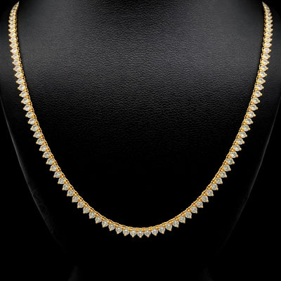 TENNIS NECKLACE 14KY EFG VS2 CVD DIA 4.0CTS