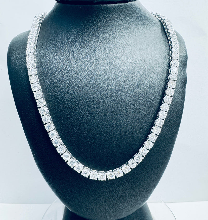 TENNIS NECKLACE 14KW FG VS2 CVD DIA 24.48CTS