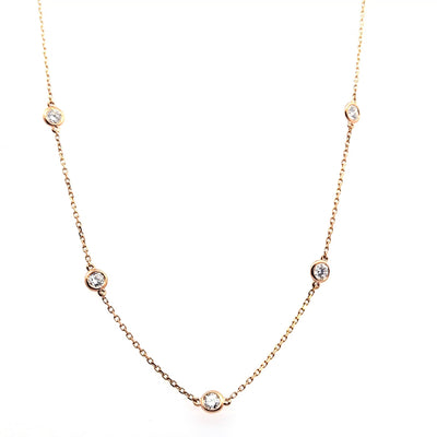 DIAMOND BY THE YARD NECKLACE 14KR EF VS2 HPHT DIA 2.05CTS
