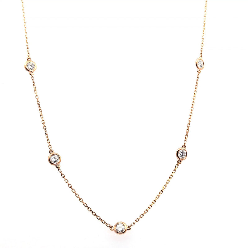 DIAMOND BY THE YARD NECKLACE 14KR EF VS2 HPHT DIA 2.05CTS