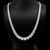 (0.63CT) RIVIERA NECKLACE 14KW DEF VS2 HPHT DIA 13.62CTS