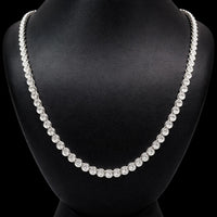 TENNIS NECKLACE 14KW DEF VS2 HPHT DIA 5.10CTS