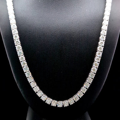TENNIS NECKLACE 14KW FG VS2 CVD DIA 30.41CTS
