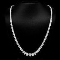 (0.31CTS) RIVIERA NECKLACE 14KW EFG VS2 CVD DIA 7.10CTS