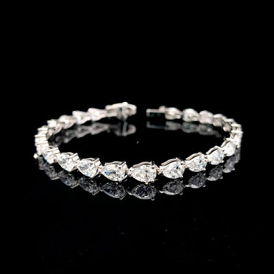 TENNIS BRACELET 14KW EF VS1 HPHT DIA 11.29CTS