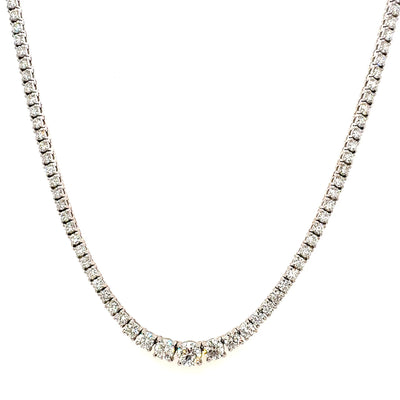 (0.32CT) RIVIERA NECKLACE 14KW EF VS2 HPHT DIA 7.10CTS