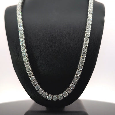 TENNIS NECKLACE 14KW FG VS2 CVD DIA 24.58CTS