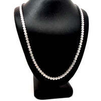 TENNIS NECKLACE 14KW EFG VS2 CVD DIA 5.39CTS
