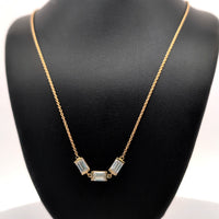 FANCY NECKLACE 14KY FG VS2 CVD DIA 1.48CTS