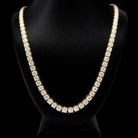 TENNIS NECKLACE 14KY DEF VS2 HPHT DIA 25.62CTS