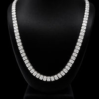 TENNIS NECKLACE 14KW DEF VS1 HPHT DIA 22.72CTS