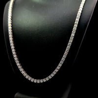 TENNIS NECKLACE 14KW EFG VS2 CVD DIA 9.93CTS