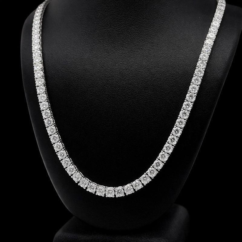 TENNIS NECKLACE 14KW EFG VS2 CVD DIA 22.65CTS