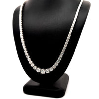 (0.63CT) RIVIERA NECKLACE 14KW EFG VS2 CVD DIA 11.36CTS