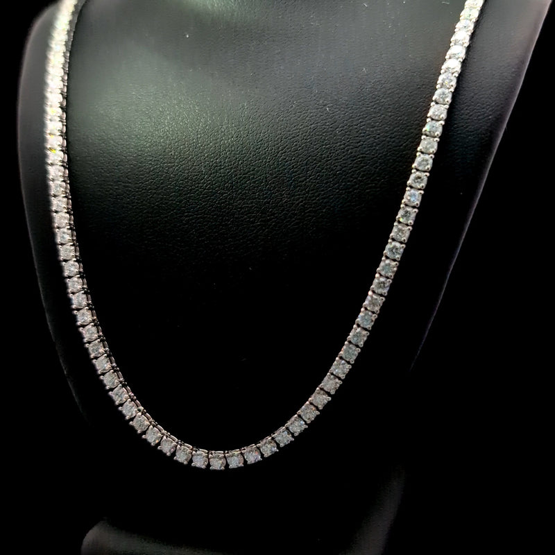 TENNIS NECKLACE 14KW DEF VS1 HPHT DIA 10.28CTS