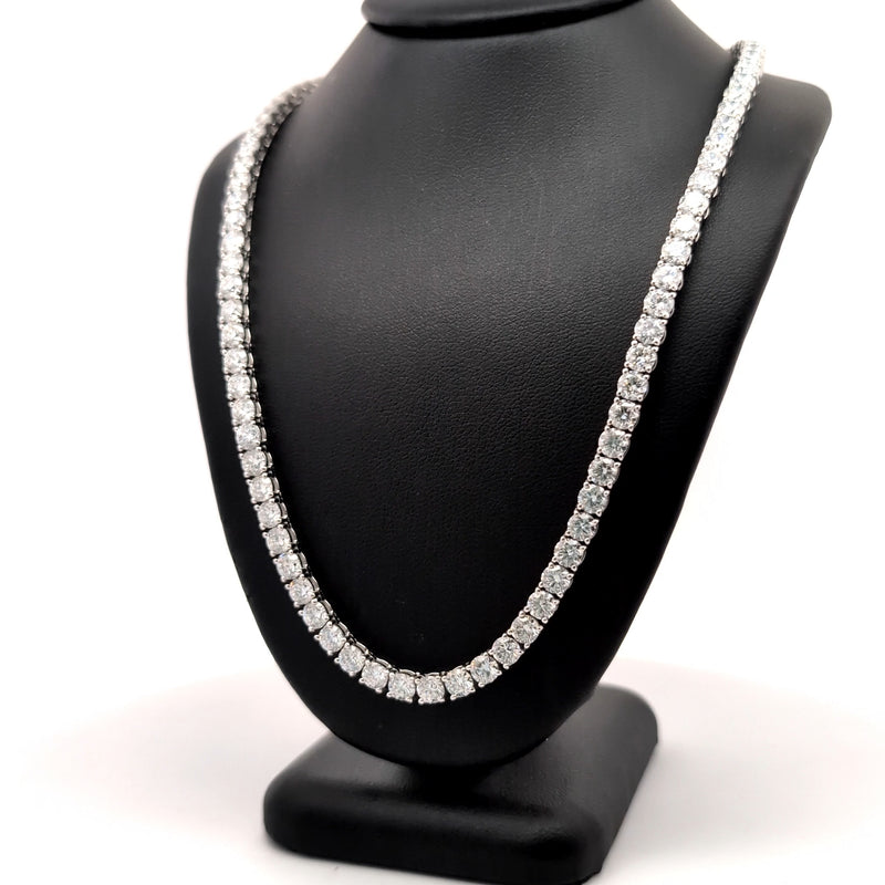 TENNIS NECKLACE 14KW DEF VS2 HPHT DIA 29.40CTS