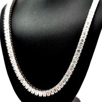 TENNIS NECKLACE 14KW DEF VS1 HPHT DIA 35.74CTS