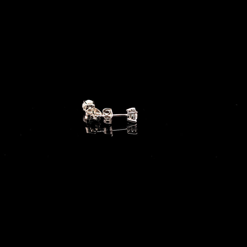 BASKET STUD EARRING 14KW DE VS2 HPHT DIA 0.50CTS