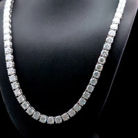TENNIS NECKLACE 14KW FG VS2 CVD DIA 53.01CTS