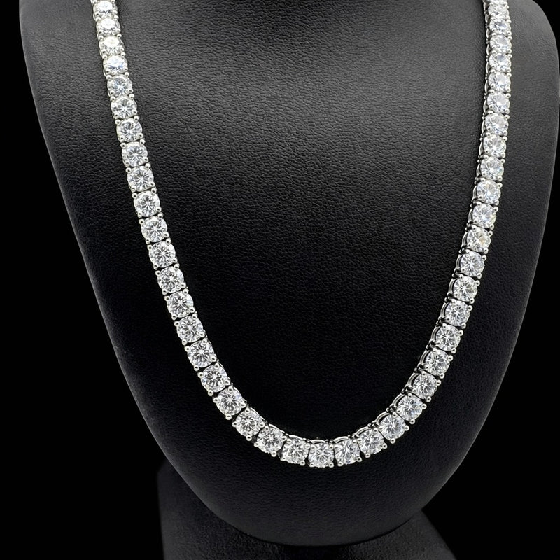 TENNIS NECKLACE 14KW EFG VS2 CVD DIA 37.52CTS